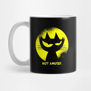 funny cat – Darkness the cat is not amused Mug